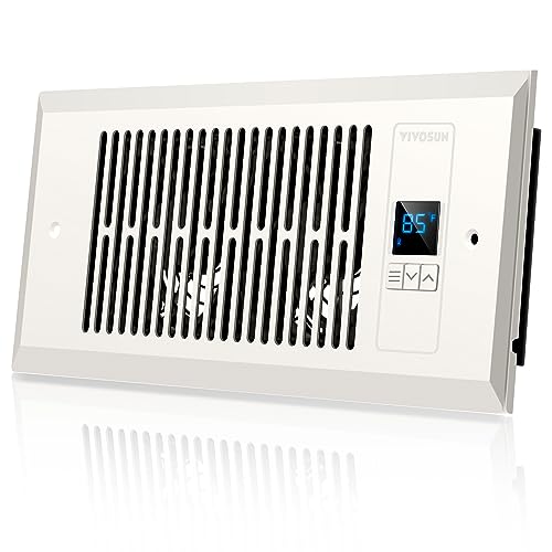 Quiet Register Booster Fan 4”×10” with Intelligent Thermostat Control D578864
