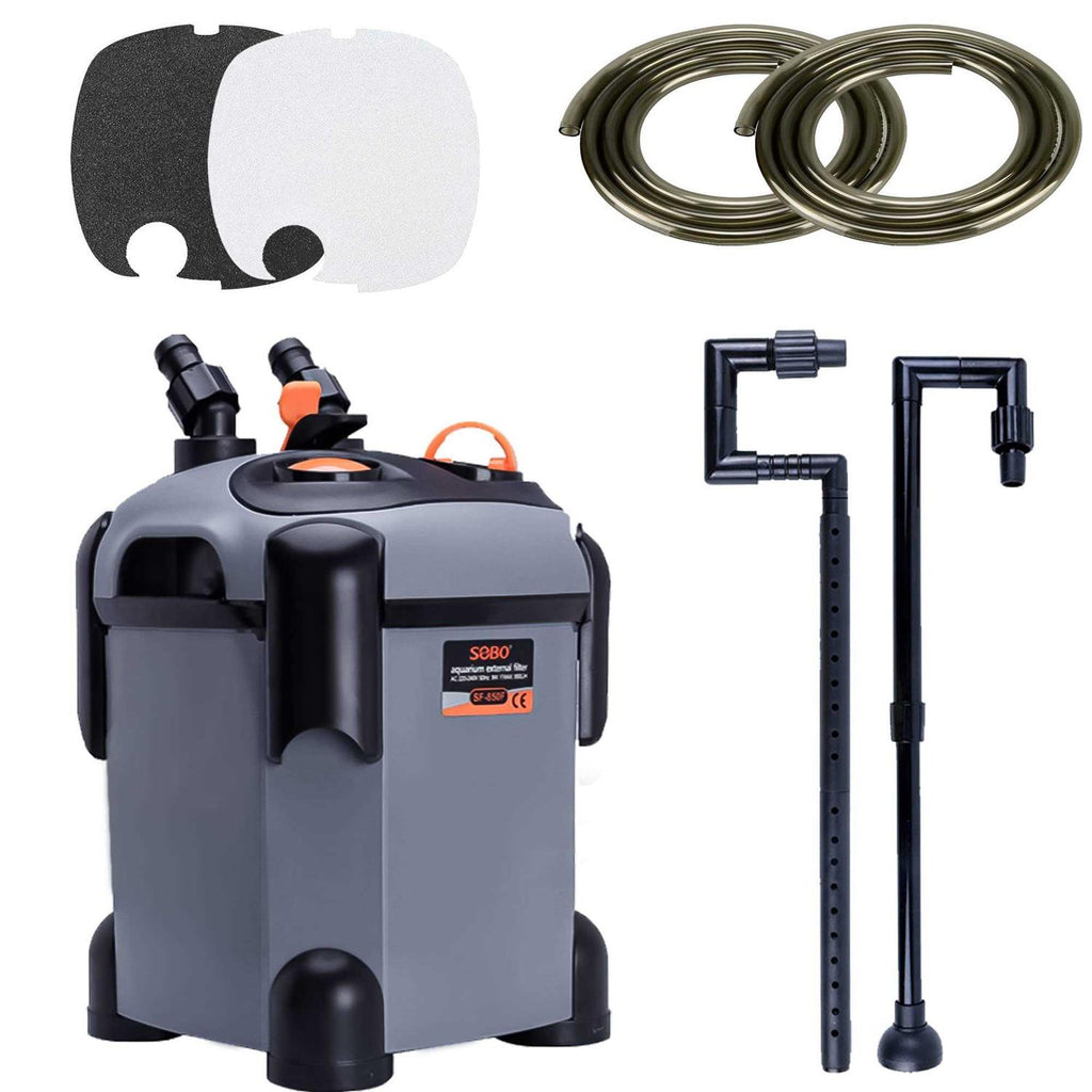 Aquarium External Canister Filter with Filter Media Z95501
