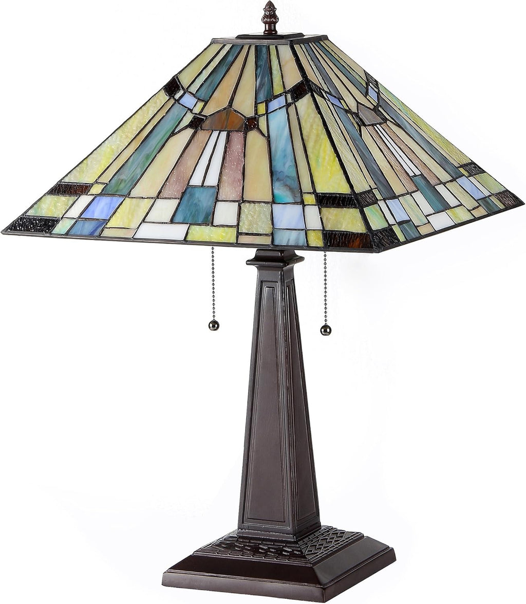 2 Light Mission Table Lamp 16" Shade K3917