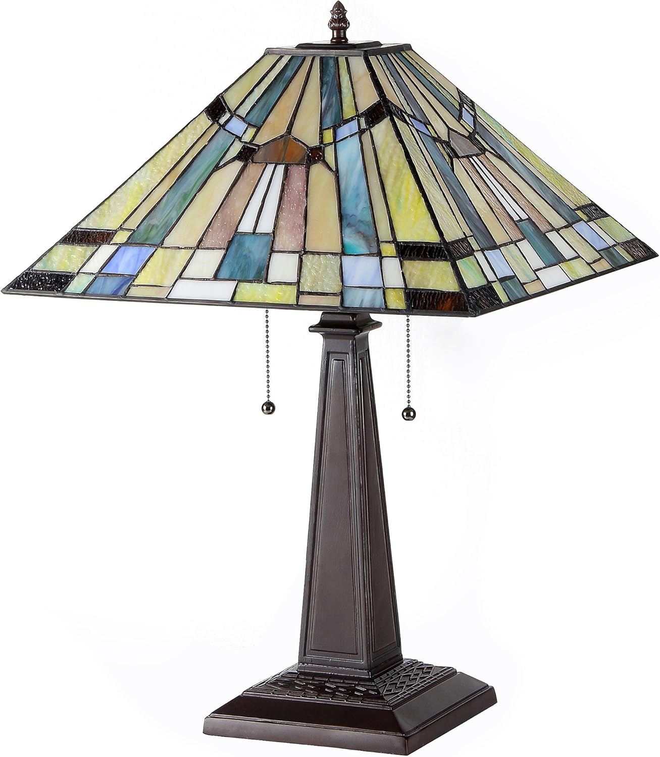 2 Light Mission Table Lamp 16" Shade K3917