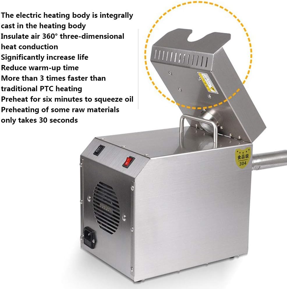 304 Stainless Steel Electric Oil Press Machine Q865