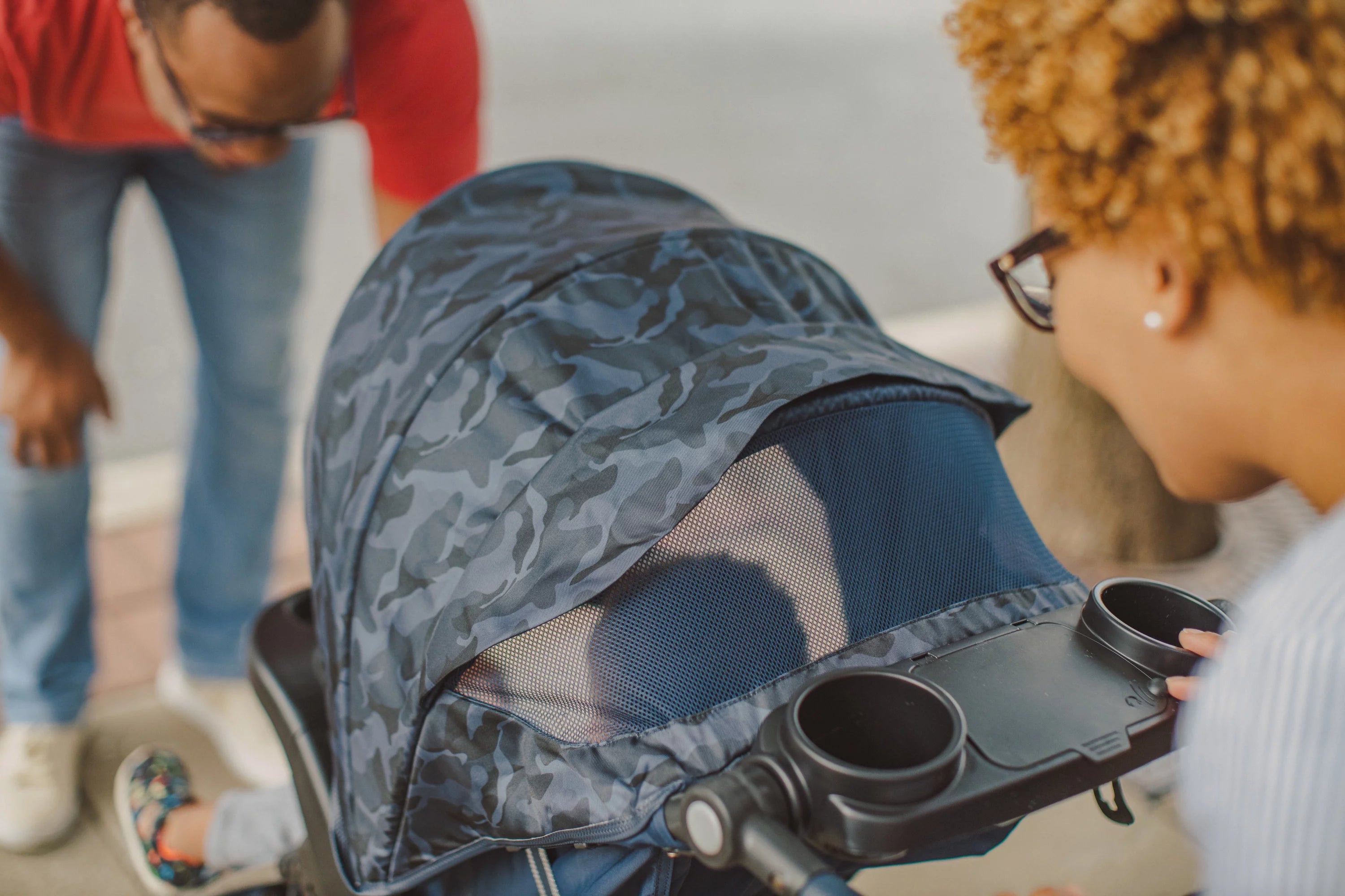 Navy Camo Travel System Stroller and Infant Car Seat O822