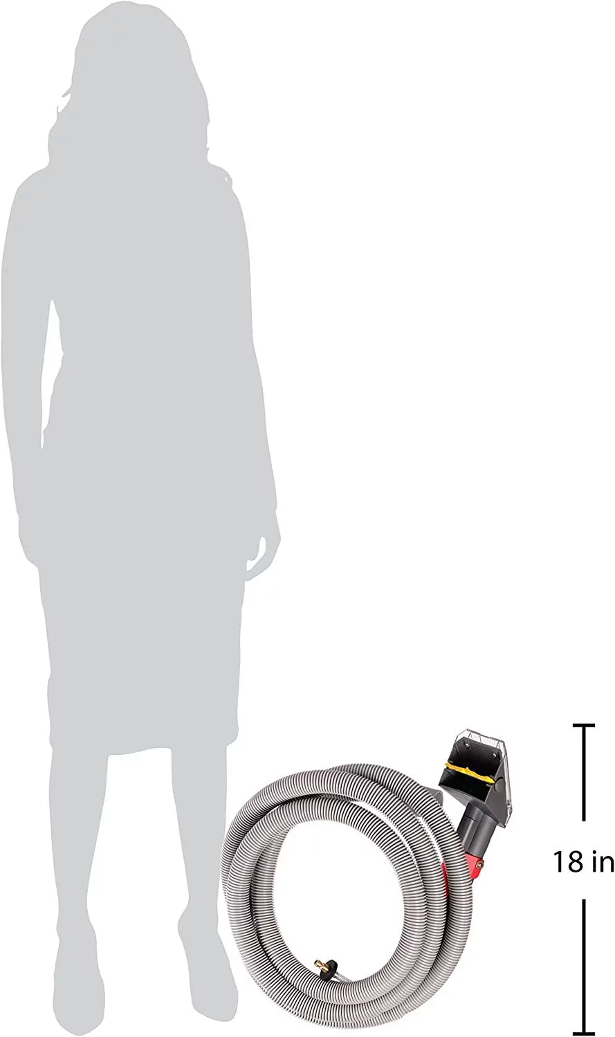 12-ft Hose Universal Attachment for Carpet Cleaner, Grey P492