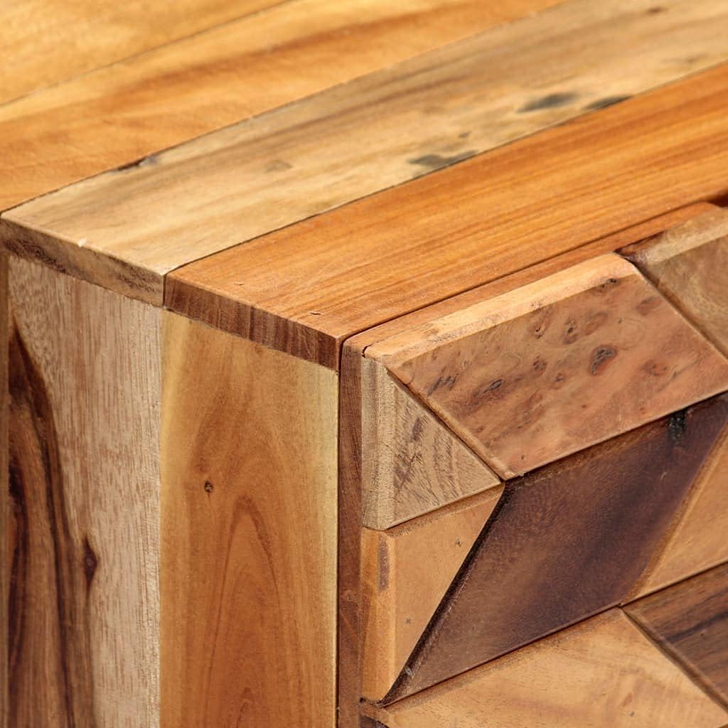 Solid Reclaimed Wood Side Table 15.7"x11.8"x19.7" F353338