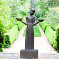 Bird Girl Statue with Pedestal, Medium 28 H P26933