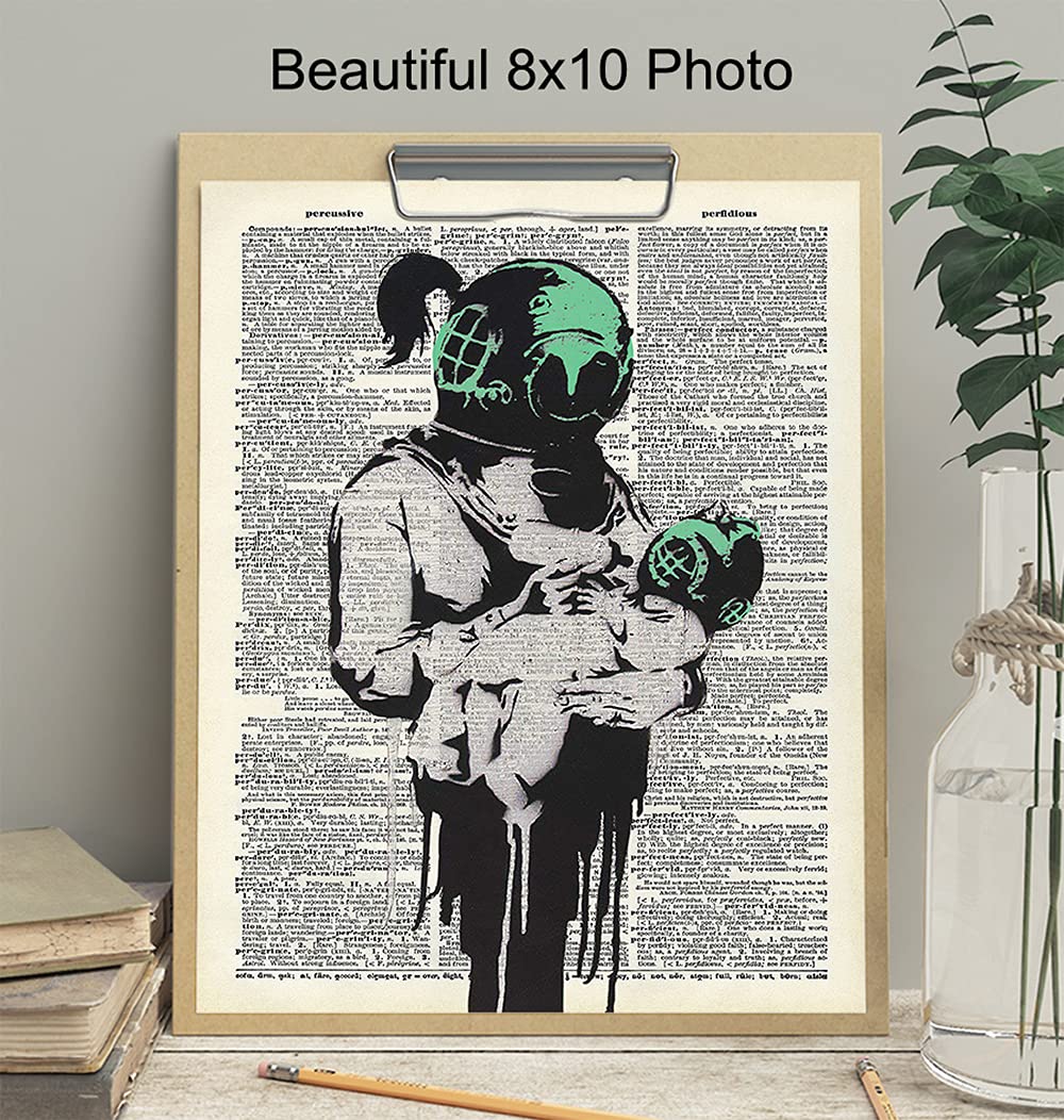 Banksy Poster 8x10 Graffiti Wall Decor Street Art N992