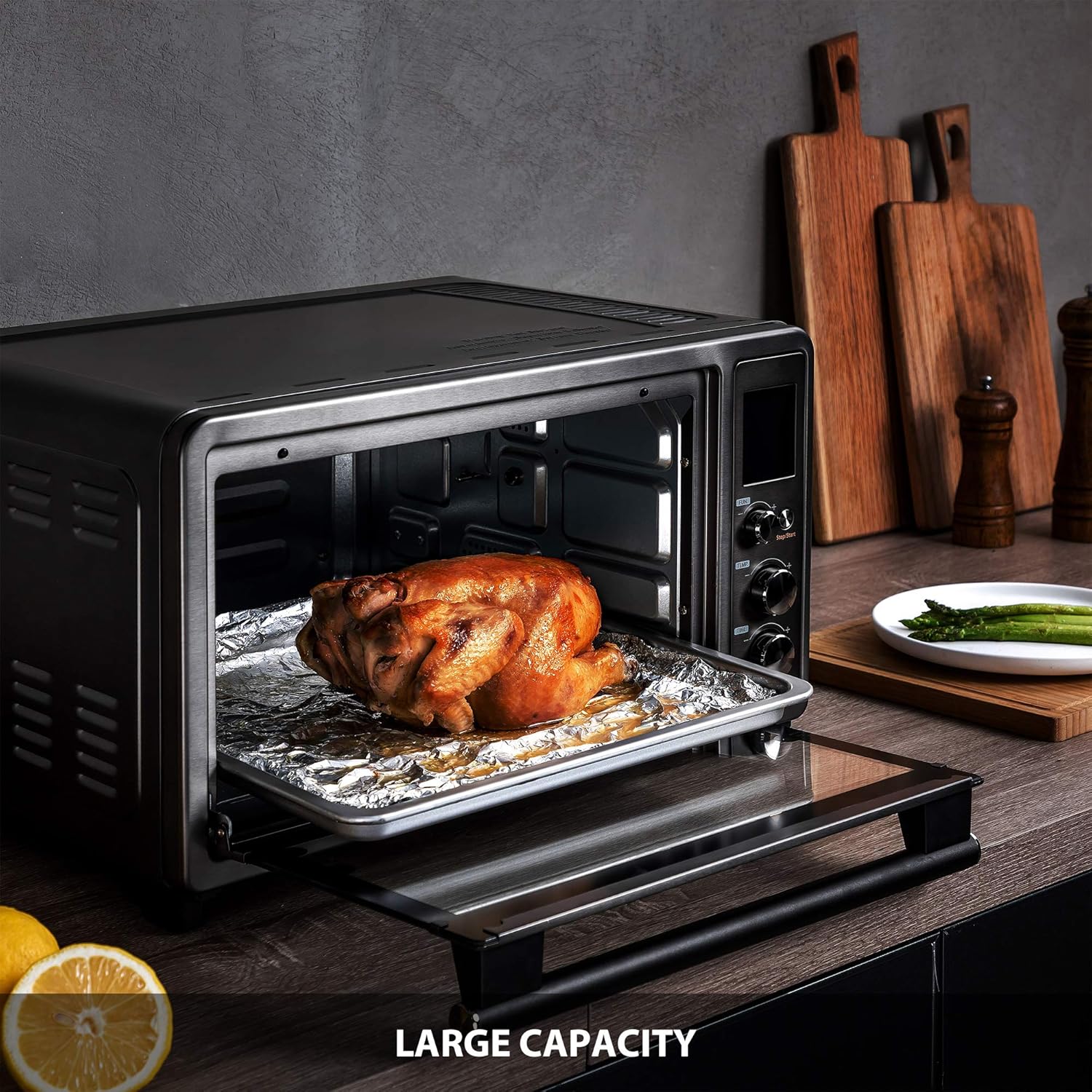 6-slice 12-inch Digital Toaster Oven with 10 Functions L745