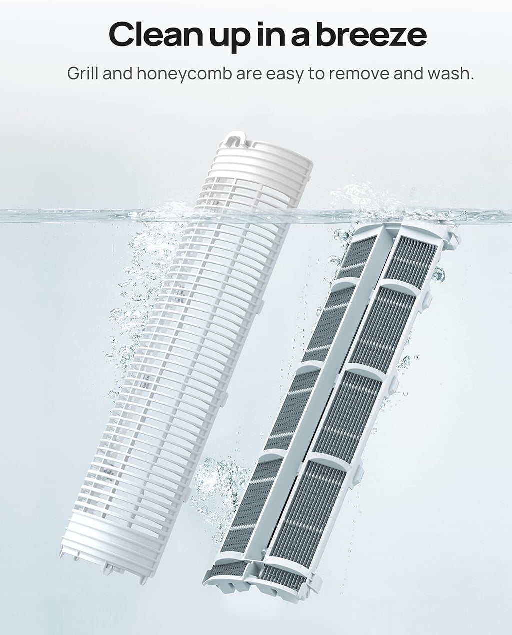40" Oscillating Tower Fan with Remote Control, 3 Modes 4-Speed, White S53266