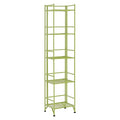 5-Tier Folding Metal Shelving Cobalt Blue J567500