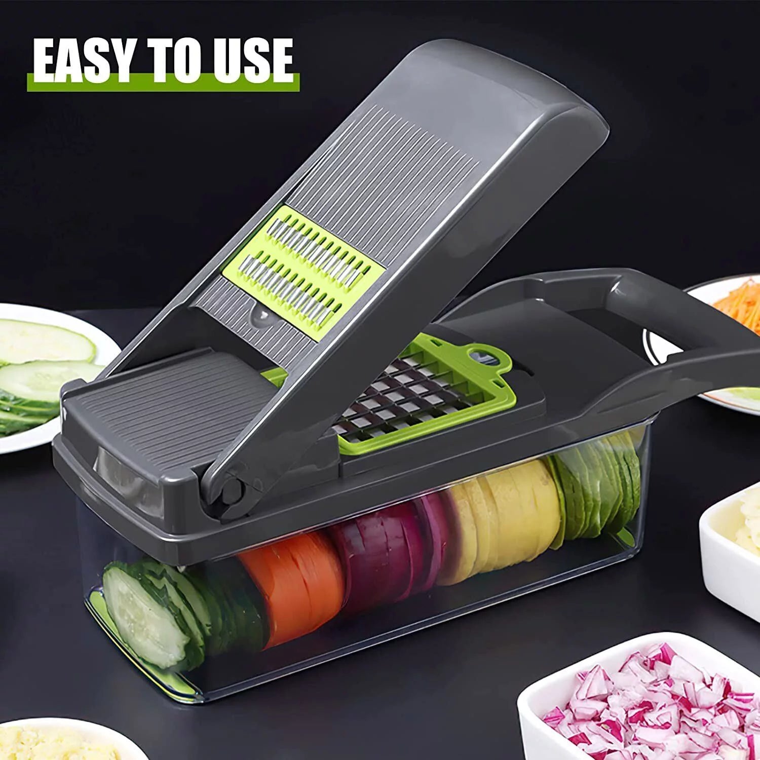 12 in 1 Vegetable Chopper with Container X364