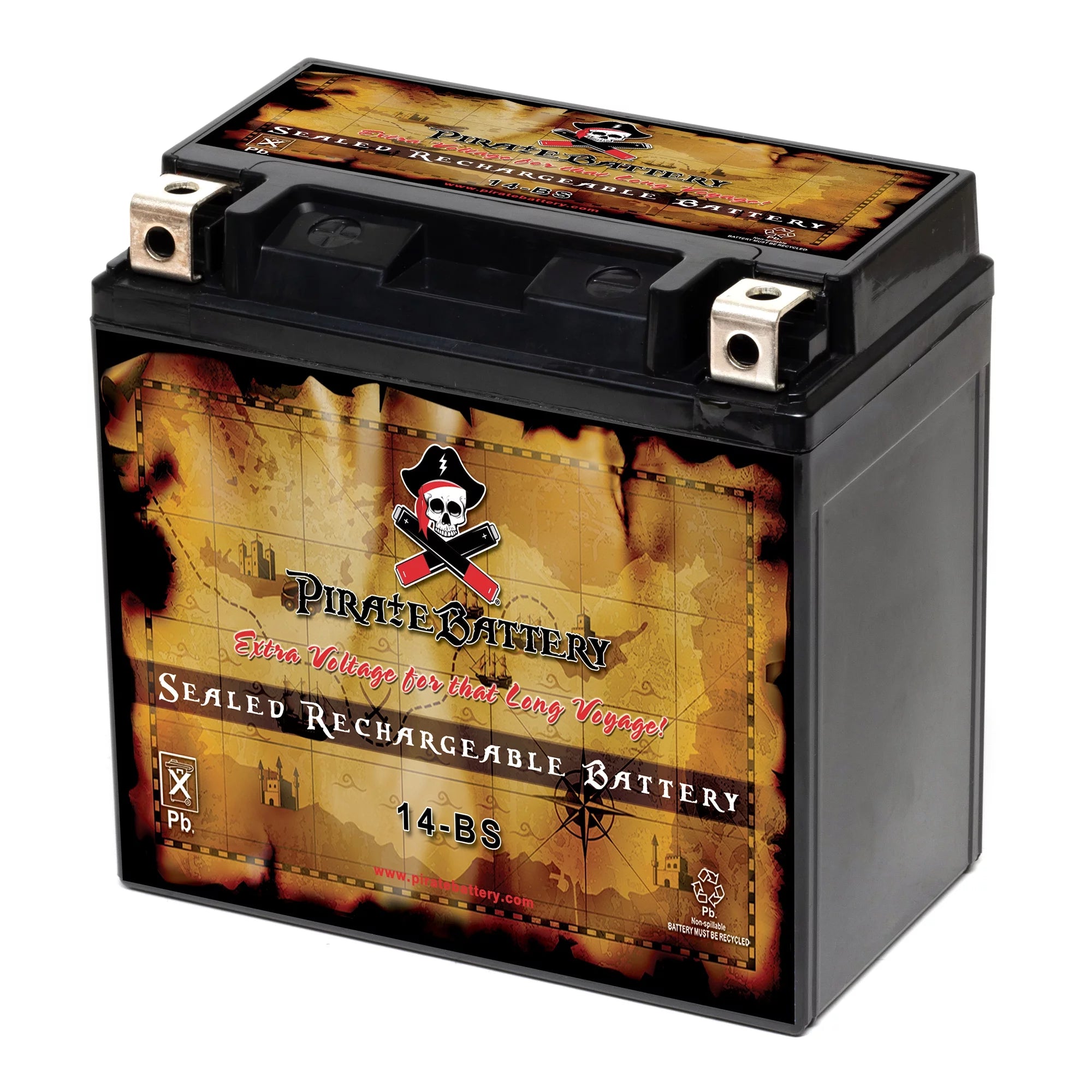 Motorcycle Battery 12 Volt 12 Ah 200 CCA T128730