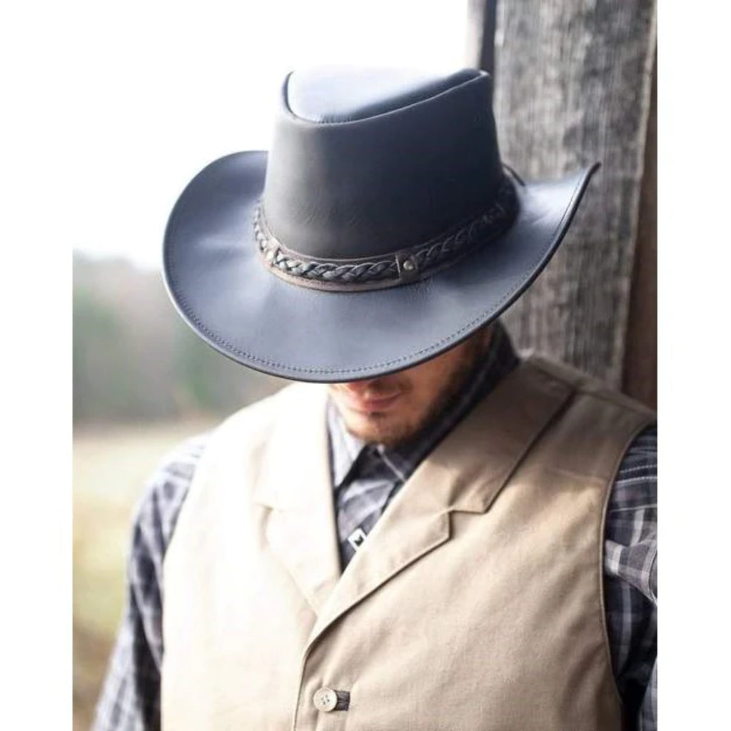 Black Western Hat Q4893