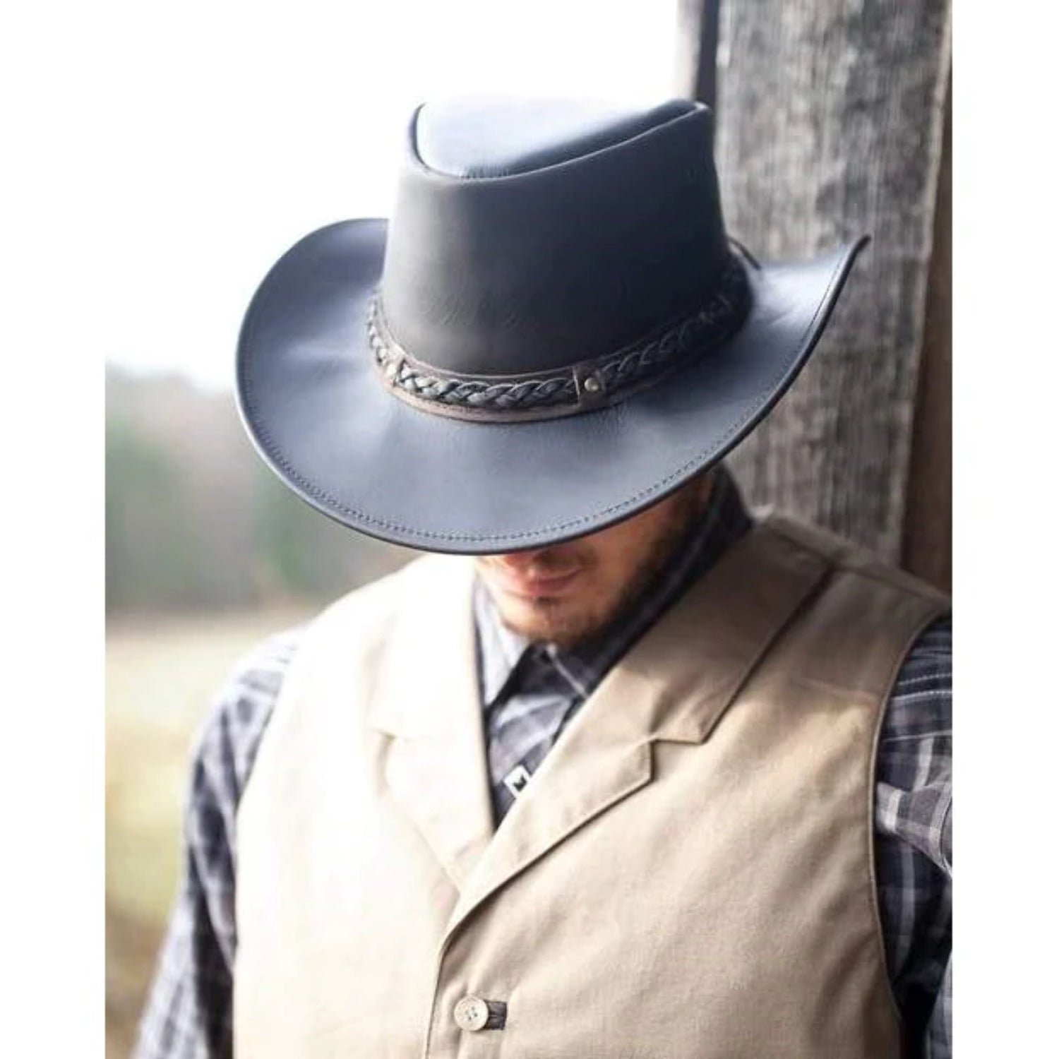 Black Western Hat Q4893