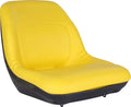 Mid/High Back Yellow Riding Mower Seat U51531