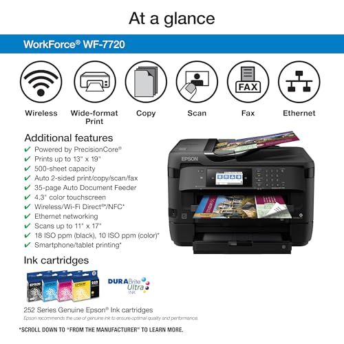 Wide-format Color Inkjet Printer with Copy, Scan, Fax P63105