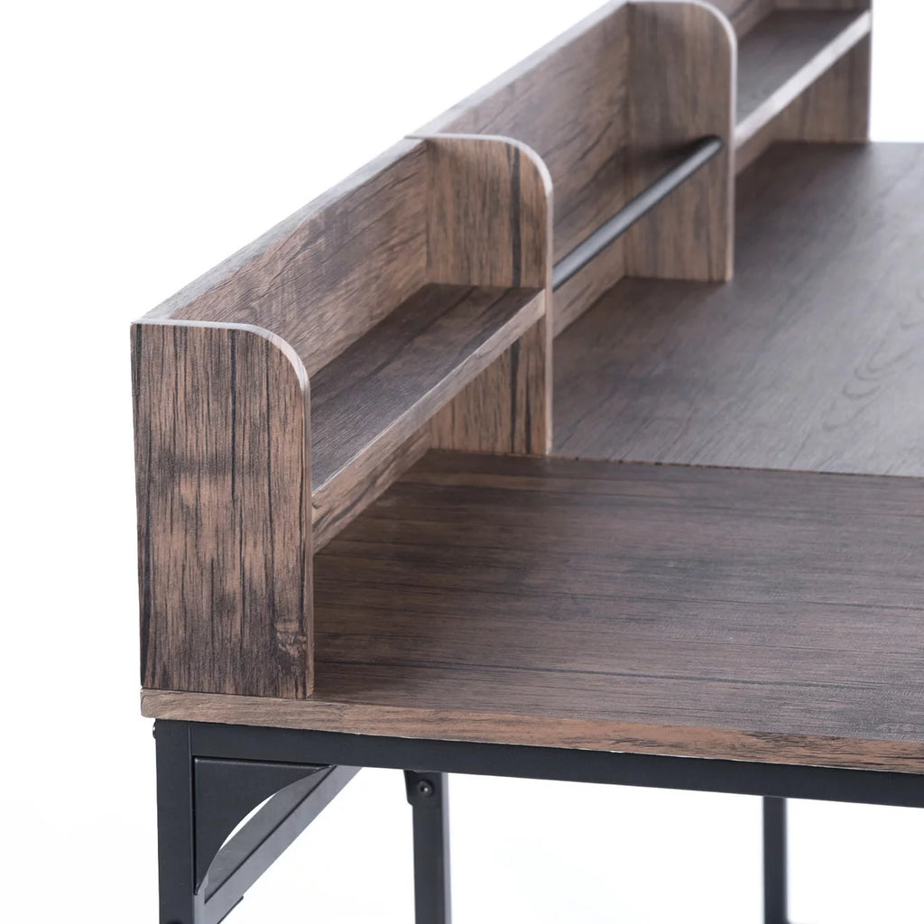 Large L-Shaped Computer Desk with Storage N3898
