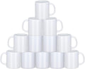 12 Pcs 11 oz White Ceramic Sublimation Mugs N28865