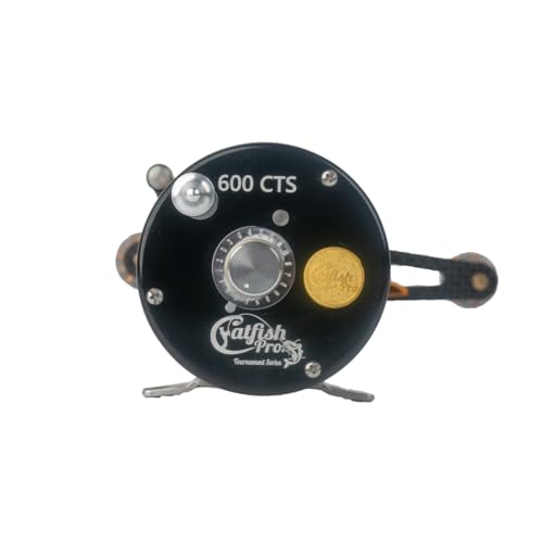 Round Baitcasting Reel with 6+1 Stainless Steel Ball Bearings, 5.3:1 Gear Ratio, 19lb Drag, Brass Gears H82930