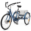 24 Inch Electric Tricycle 36V 10Ah Navy D5833