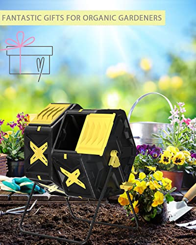 18.5 Gal BPA Free Single Rotating Chamber Compost Bin O38002