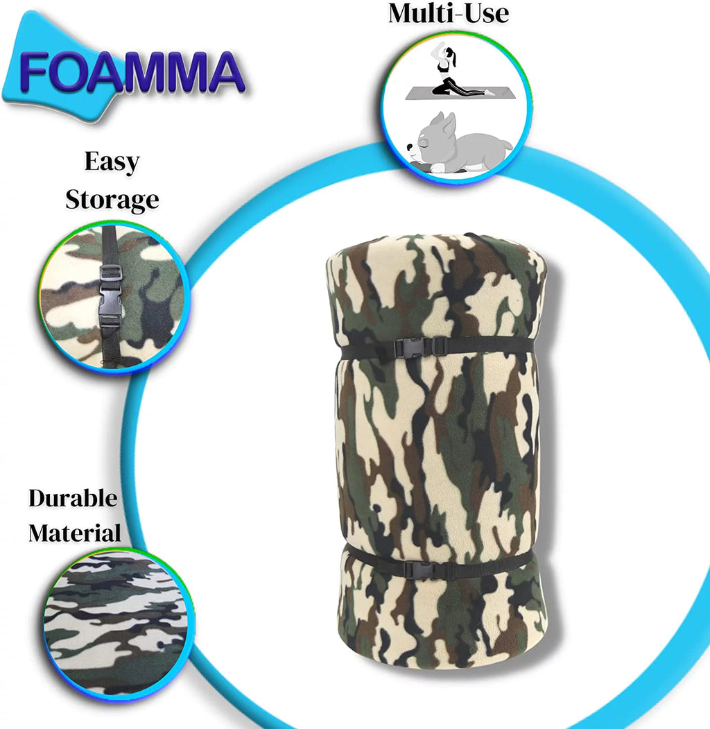 Memory Foam Camping Mattress, 3" x 60" x 80" X2251