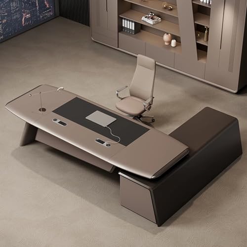 94.4" Executive Desk with Storage Cabinet and Drawer A71292