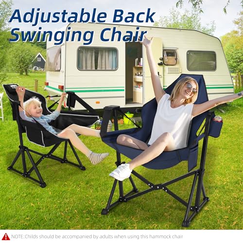 Portable Folding Hammock Chair with Adjustable Back T93868