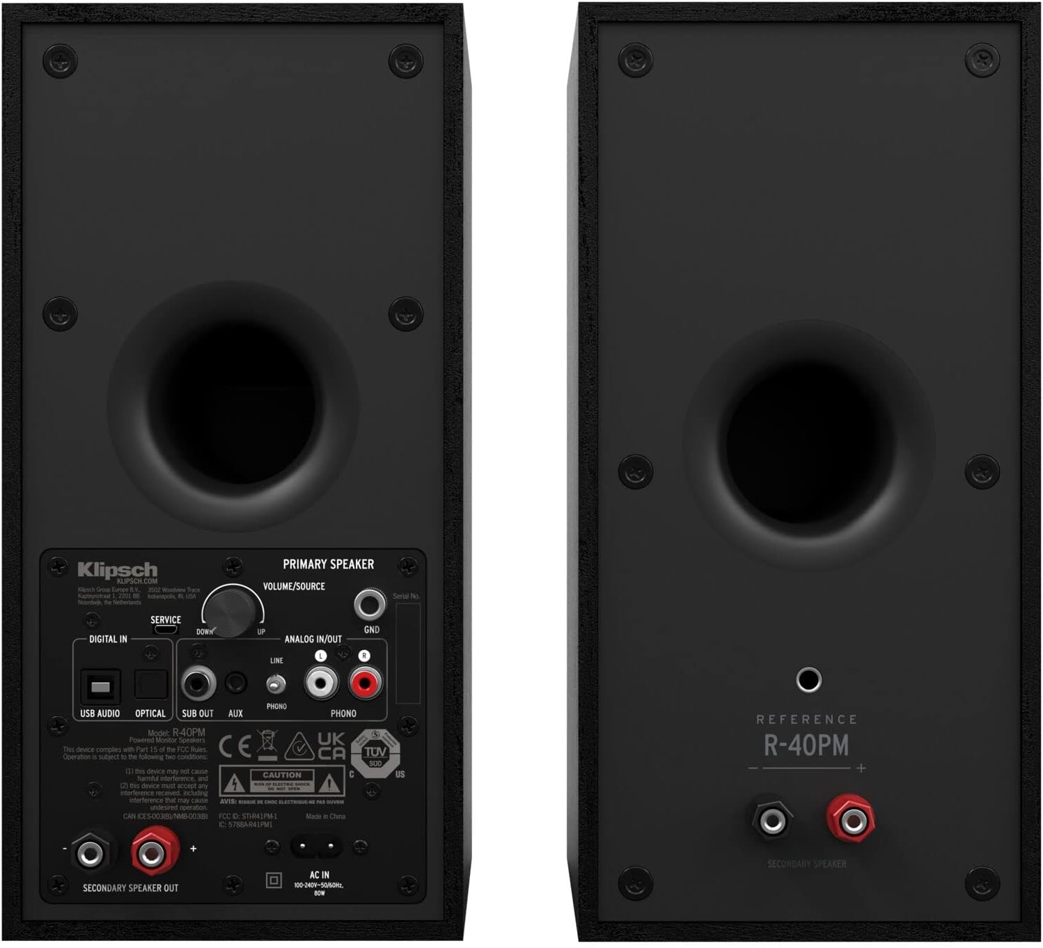 Powered Bookshelf Speakers E385688