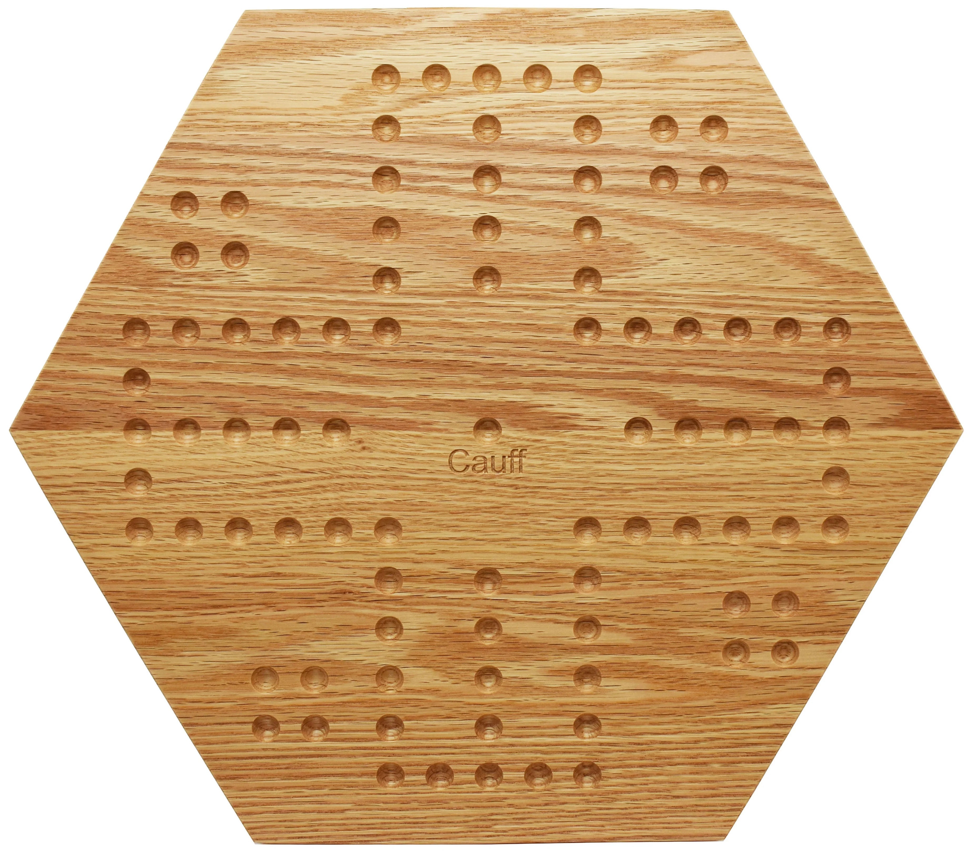 Solid Oak 16 inch Wooden Marbles Board Game D672231