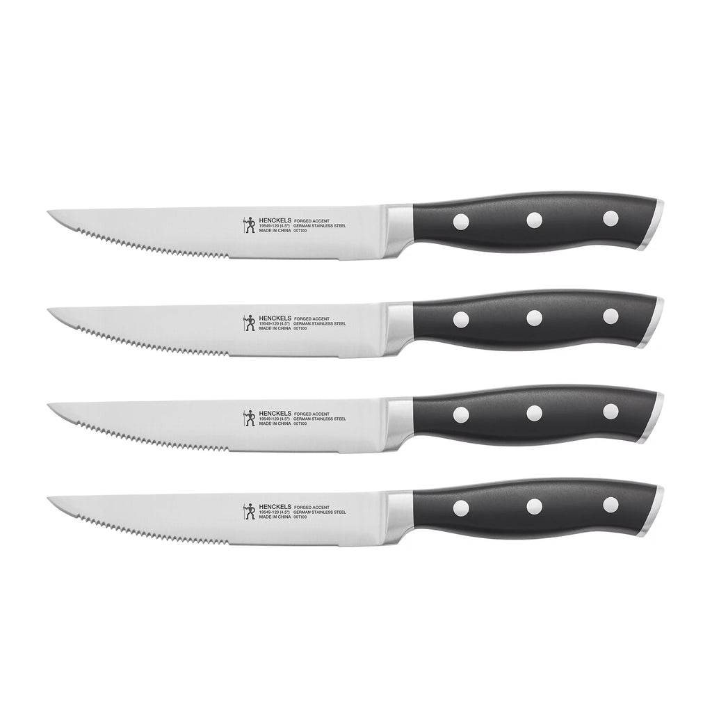 Set of 4 Black Steak Knife Set R53524