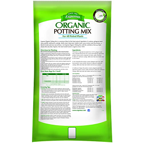 16 qt Organic Potting Soil Mix Y7927