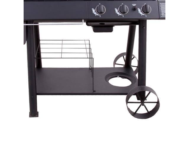 Charcoal/Gas/Smoker Combo Y121