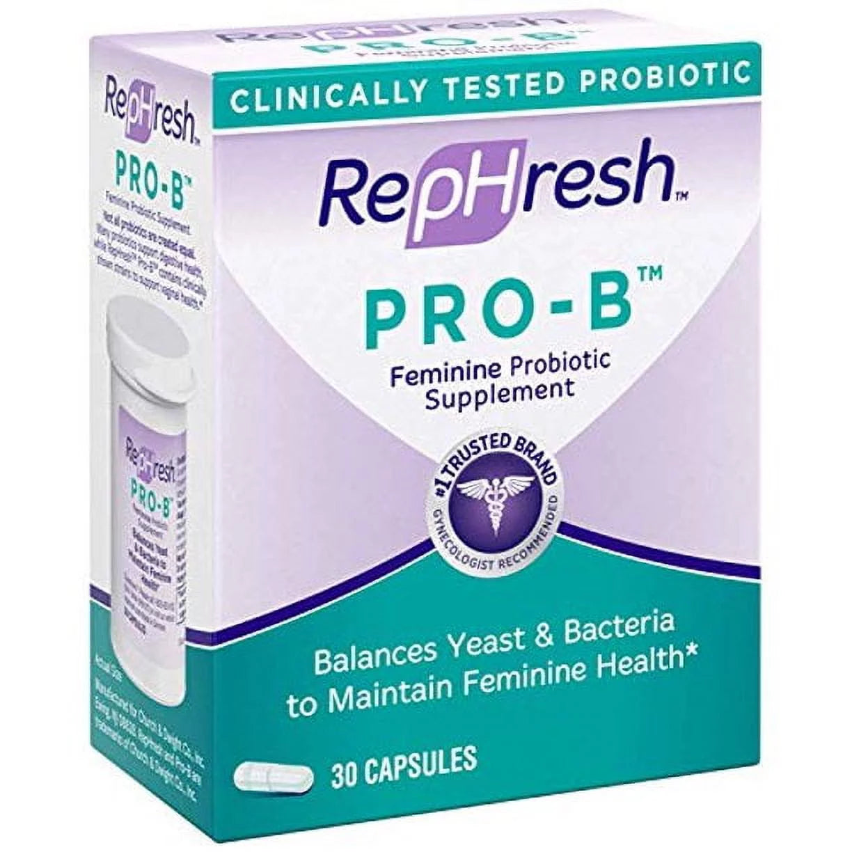 Probiotic Feminine Supplement Capsules, 30 Ea B922