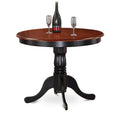 Black & Cherry Round Antique Table - 36 in. F99745