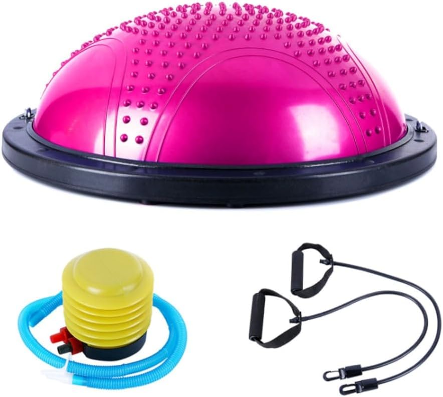 Half Ball Balance Trainer with 2 Resistance Bands V960448