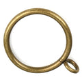Set of 30 Antique Brass Curtain Rings with Eyelets E749906