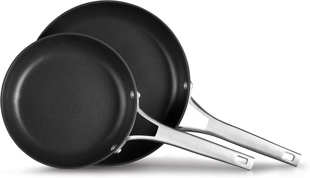 Hard-Anodized Nonstick Frying Pan Set H9226