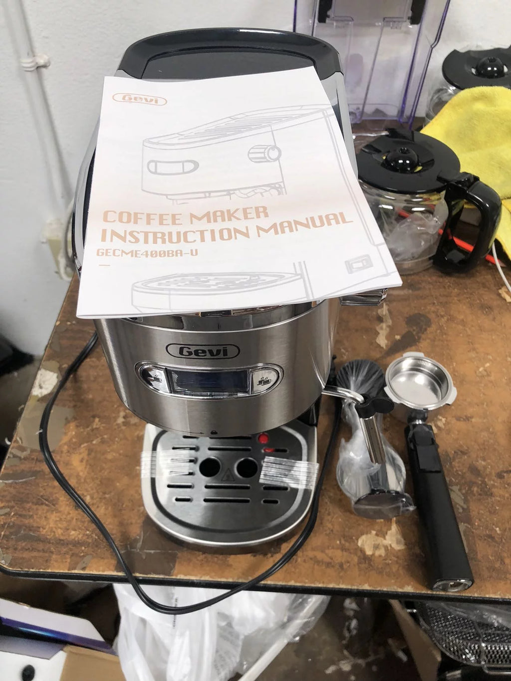 Pre-Owned 20 Bar Espresso Machine with Milk Frother Steam Wand F469