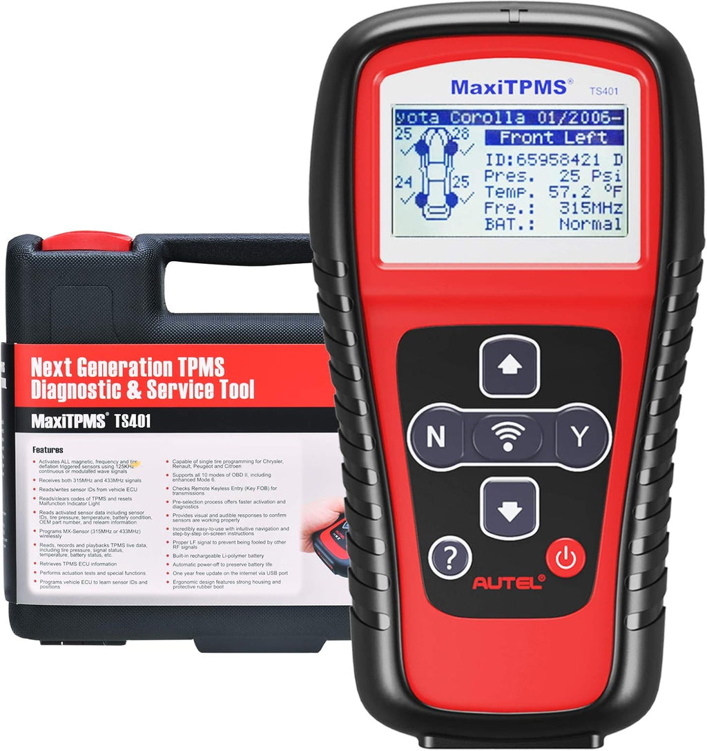 TPMS Relearn Tool for Sensor Activation Program 433/315 X115