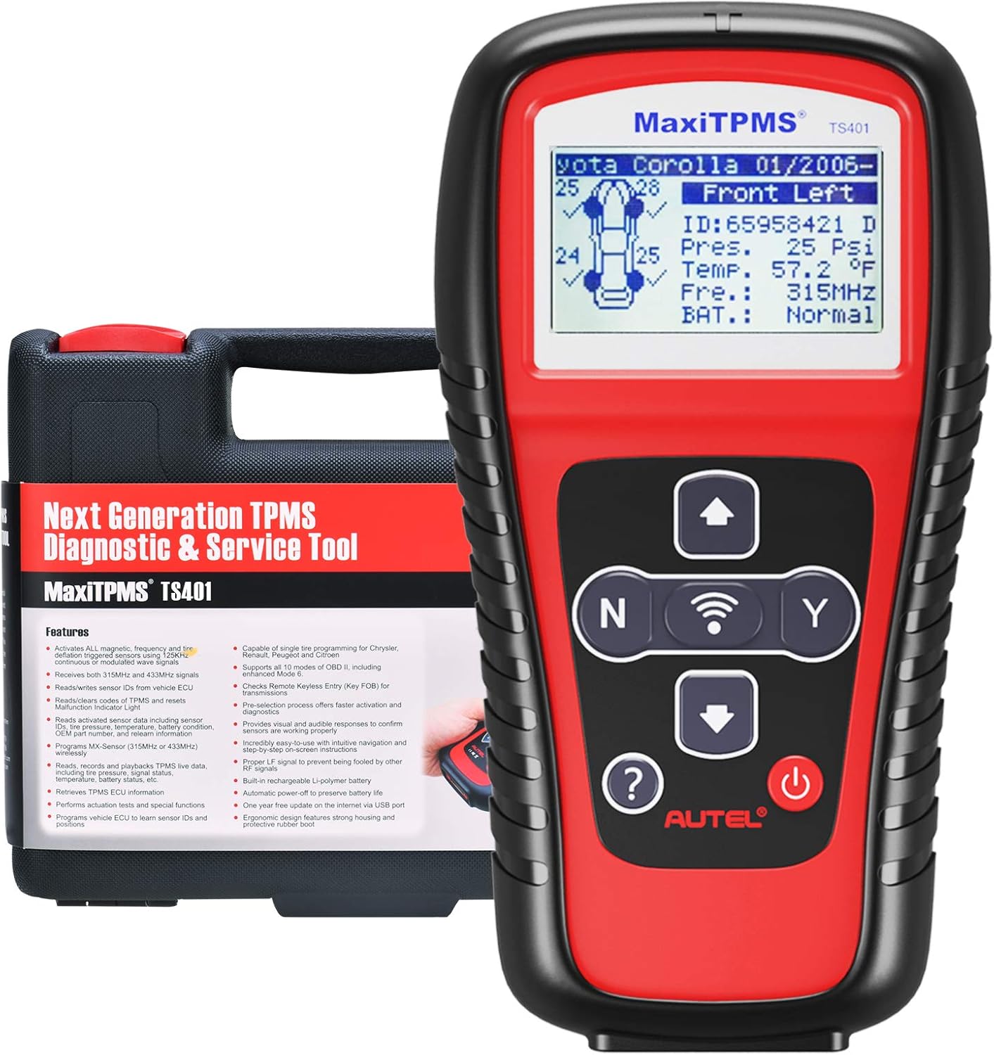 TPMS Relearn Tool for Sensor Activation Program 433/315 X115