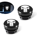 2 PCS Car Metal Cigarette Lighter Cover with Rubber Ring V59367