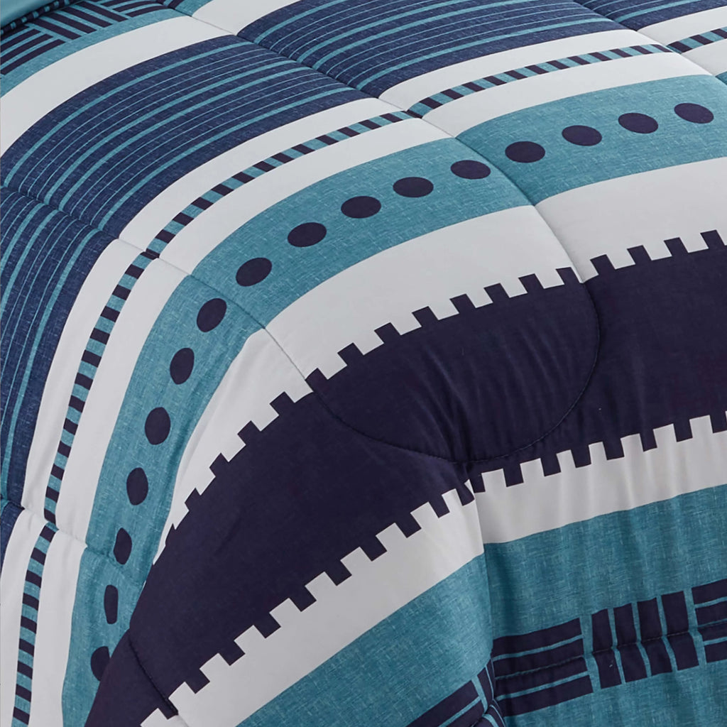 7 Piece Queen Comforter & Sheet Set T65417