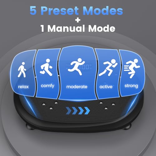 Vibration Plate Exercise Machine, 450 lbs Capacity Full Body Shaker Workout Equipment X83863