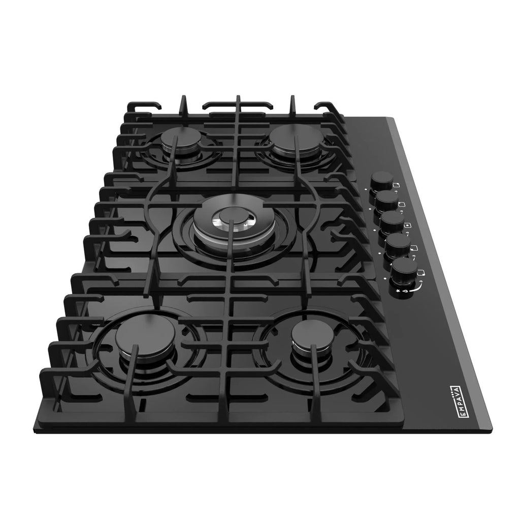 Black 5 Burner Gas Cooktop E857900
