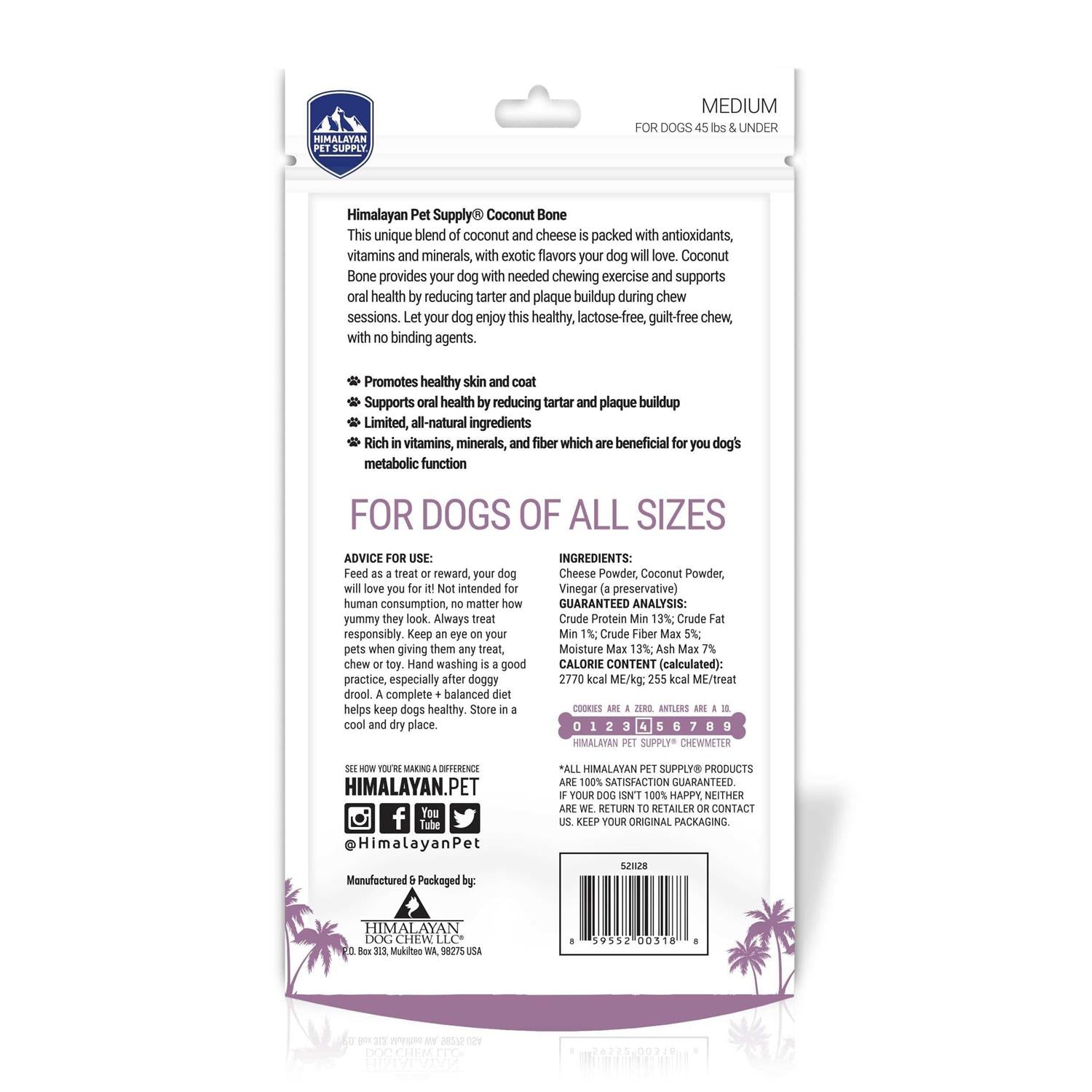 Coconut Bone Dog Chew Y496