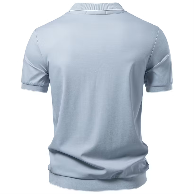 Men's Summer Lightweight Tencel Polo Shirt