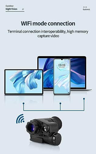 Night Vision Goggles Head Mounted Monocular Digital Infrared 1080P FHD with 6X Digital Zoom Q3774
