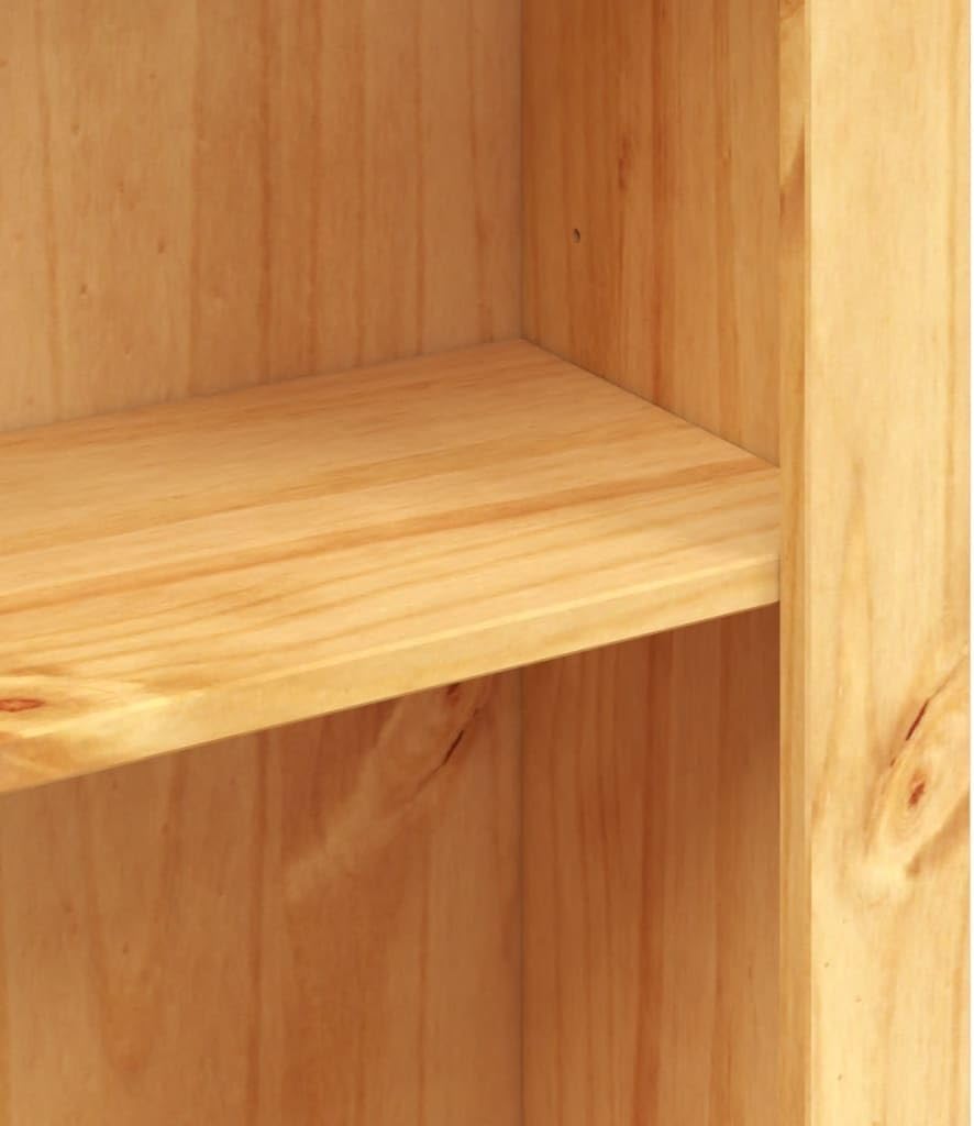 4-Tier Bookcase Mexican Pine Book Shelf Z356495