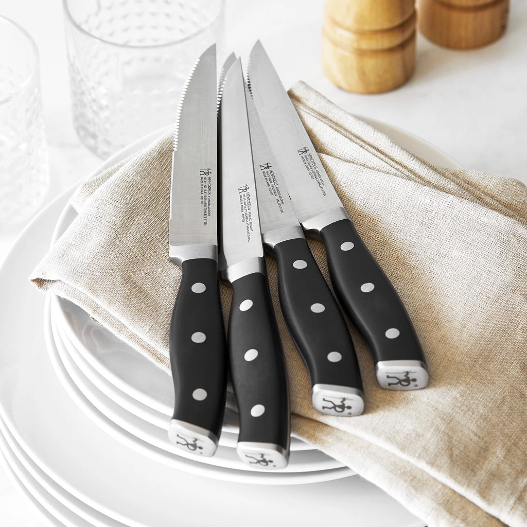 Set of 4 Black Steak Knife Set R53524