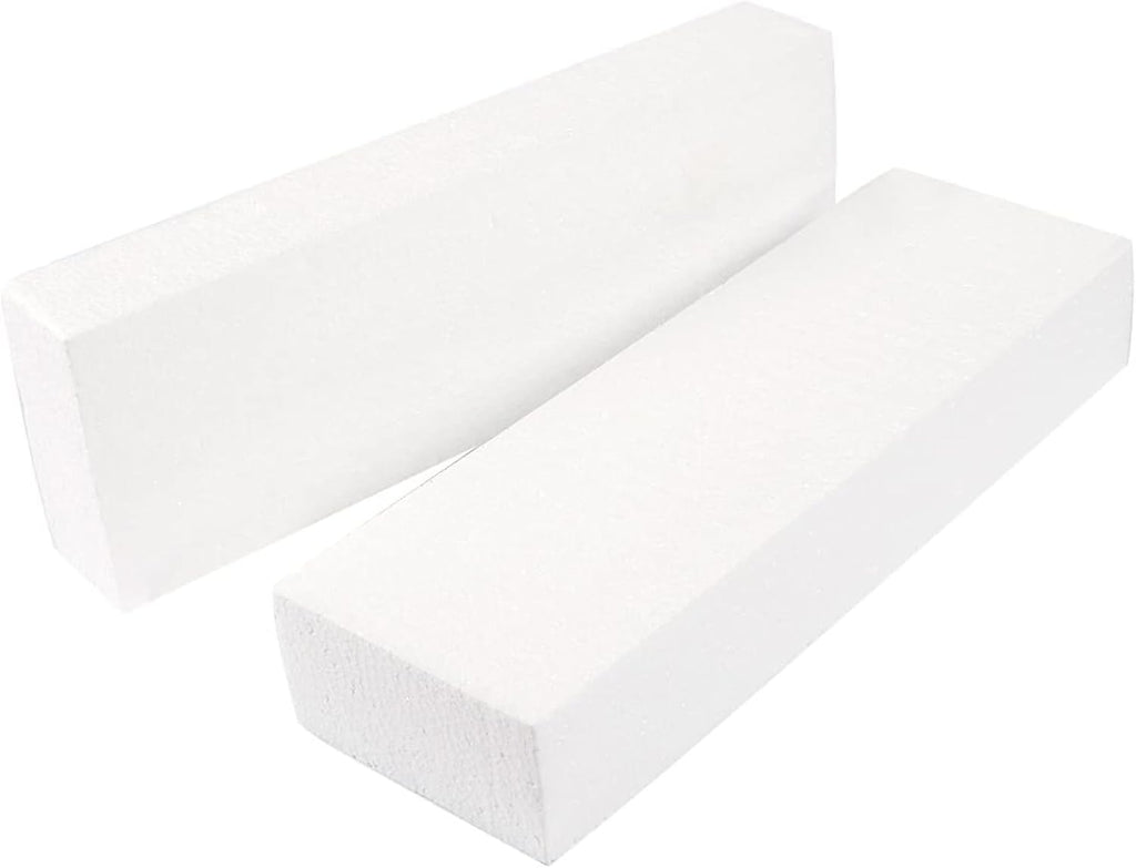 6 Pack 12x4x2 inch Polystyrene Foam Blocks Y491